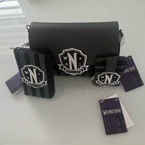 Loungefly X Wednesday Addams Exclusive Set